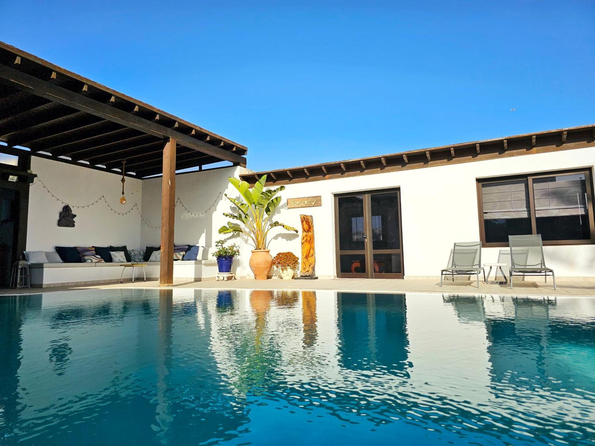 Villa Nazoly, Oasis De Tranquilidad Con Piscina Privada En El Corazon De Lanzarote Nazaret Dış mekan fotoğraf